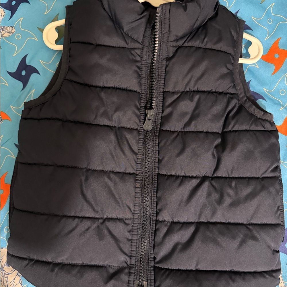 GAP Kids Black Puffer Vest